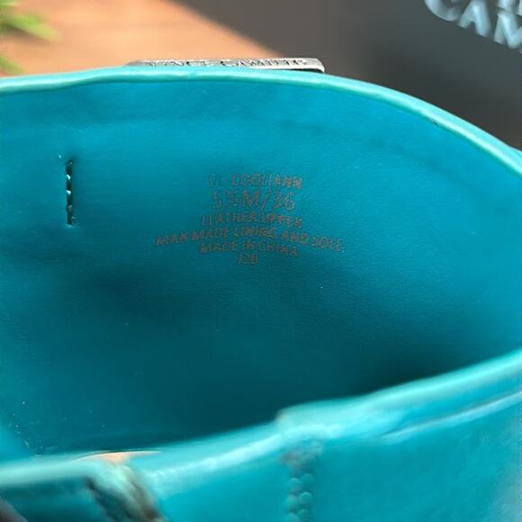 Vince Camuto Cooliann Leather Toe Loop Sandals Size 5.5 - Picture 8 of 11